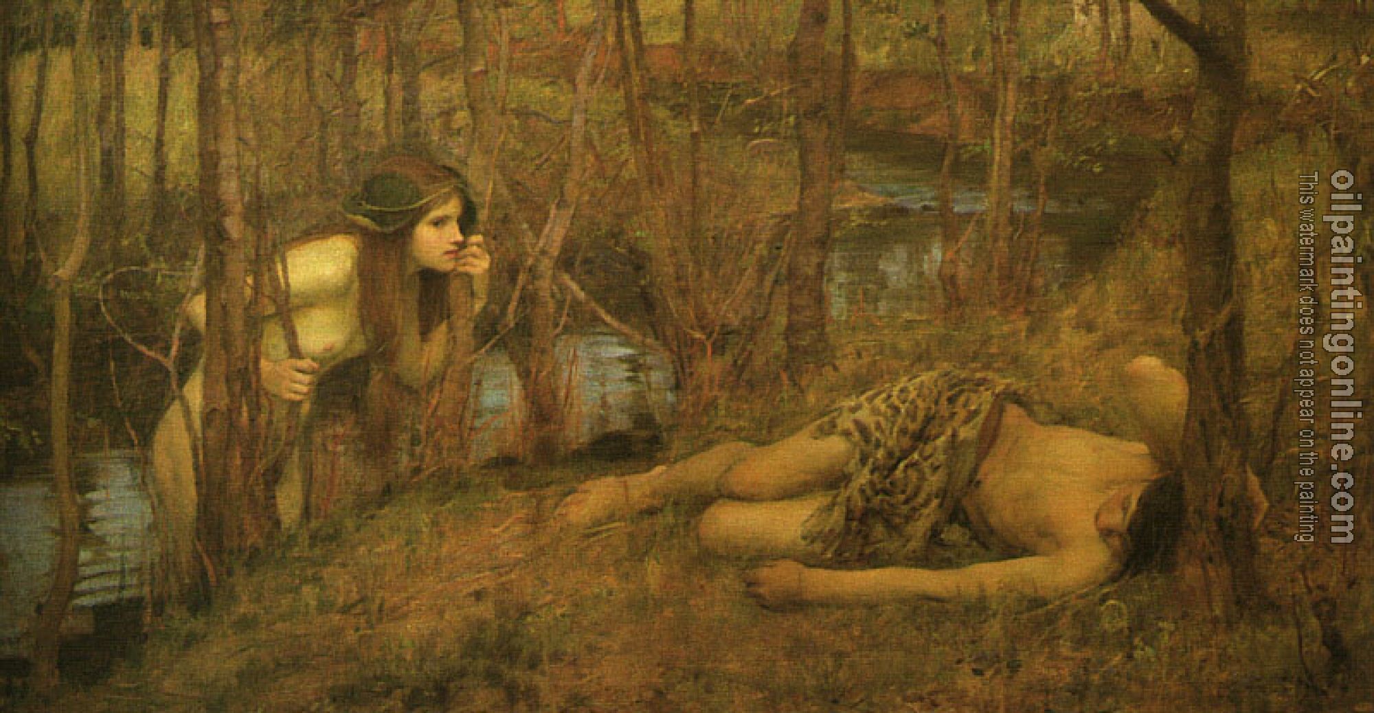 Waterhouse, John William - A Naiad